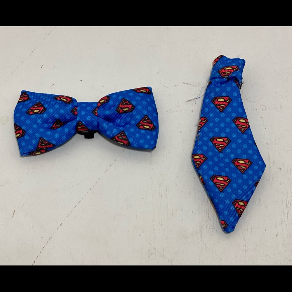 DC BUNDLE with  Superhero Bow Tie and Regular Tie for your pups. 🐶🐾